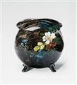 A faience vase with wildflower decor - image-1