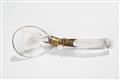 A South German silver gilt mounted rock crystal spoon - image-1