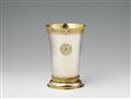 A large Silesian parcel gilt Renaissance silver beaker - image-1