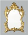 A large Augsburg silver gilt toilette mirror - image-1