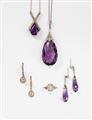 A platinum and amethyst collier negligé - image-2