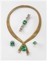 An 18k white gold and green tourmaline bracelet - image-2