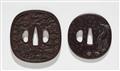 Three iron tsuba. Edo period - image-2