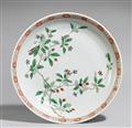 A famille verte birthday dish. 20th century - image-3