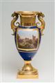 A Berlin KPM porcelain vase with a view of Babelsberg Palace - image-2