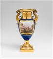 A Berlin KPM porcelain vase with a view of Babelsberg Palace - image-1