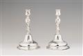 A pair of Halberstadt silver candlesticks - image-1