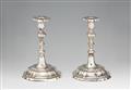 A pair of Cologne silver candlesticks - image-1