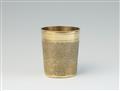 A silver gilt snakeskin beaker - image-1