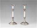 A pair of Danzig silver candlesticks - image-1