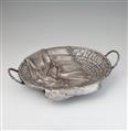 A trompe l'oeil Moscow silver bread basket - image-1