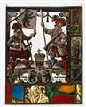 An armorial stained glass panel by Wolfgang Spengler - image-1