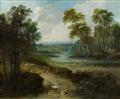 Netherlandish School early 18th century - Two Panoramic River Landscapes - image-2