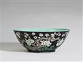 A large famille noire bowl. 19th century - image-2