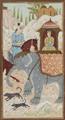 Six Persian illustrations by an anonymous painter. 19th/20th century - image-3