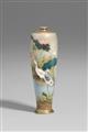 A slender Satsuma vase. Kyoto. Late 19th century - image-1