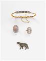 Hundebrosche mit Diamanten - image-1