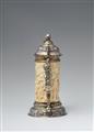 A German parcel gilt silver-mounted carved ivory tankard - image-4