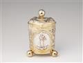 An Augsburg parcel-gilt silver beaker - image-1