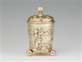 An Augsburg silver-gilt beaker and cover - image-1