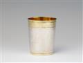 A parcel gilt Augsburg silver beaker - image-1