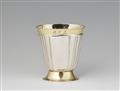 A Dresden parcel-gilt silver beaker - image-1