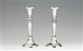 A pair of Frankfurt silver candlesticks - image-1