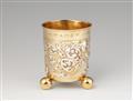 A parcel gilt Frankfurt silver beaker - image-1