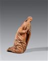 Probably Landshut circa 1520 - A clay figure of Saint Joseph from a Nativity scene, probably Landshut, circa 1520 - image-1