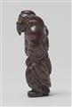 A wood netsuke of Shoki. Early 19th century - image-4