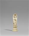 An ivory okimono of a Buddha. Late 19th century - image-1