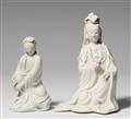 Two blanc de Chine figures of Guanyin - image-2