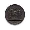 A cast iron commemorative medallion from 1871 - image-2