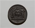 A cast iron commemorative medallion from 1871 - image-1