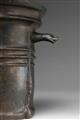 An important Gothic one-handled mortar with a zoomorphic spout - image-2