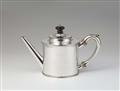 A George III silver teapot - image-1