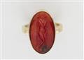 A 14k gold ring with a Neoclassical intaglio - image-1