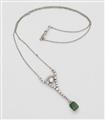 An 18k white gold and tourmaline collier negligé - image-3