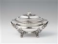 A small Victorian silver tureen and cover - image-1