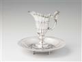 An Italian silver pitcher and basin - image-1