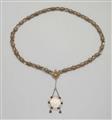 A silver gilt official chain and pendant - image-1