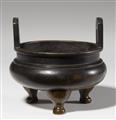 A bronze incense burner. Qing dynasty, 17th/18th century - image-1