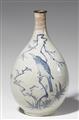 A Koren blue and white wine bottle. First half 19th century - image-1