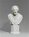 An important biscuit porcelain bust of Friedrich II - image-1