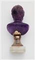 A carved amethyst bust of Homer as a souvenir of the Grand Tour - image-2