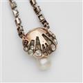 A Napoleon III Oriental pearl and diamond necklace - image-2