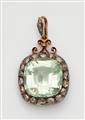 A Belle Epoque beryl pendant - image-1