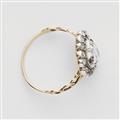 A 14k gold and rose-cut diamond George III heart ring - image-3