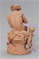 A terracotta group with a faun playing the flute - image-2