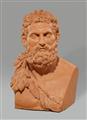 A monumental terracotta bust of Heracles - image-1